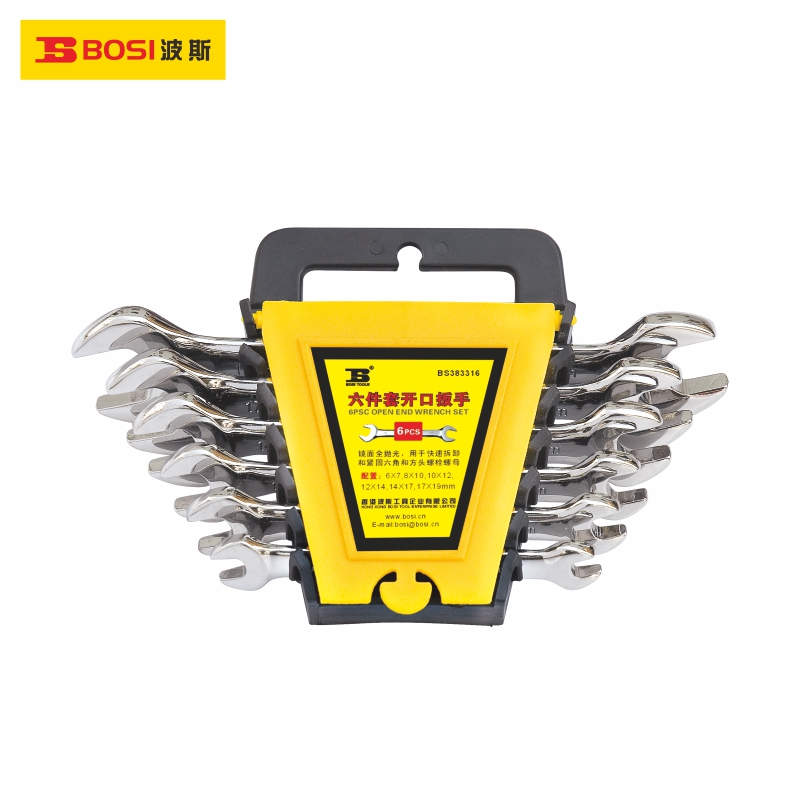 六件套开口扳手