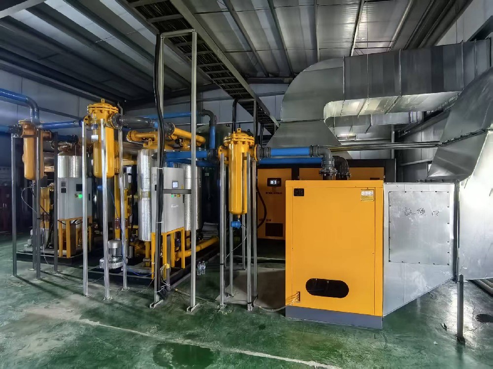 项目捷报 | 尚吉机电 160kW 双级压缩空压机，助力电子厂成功投产